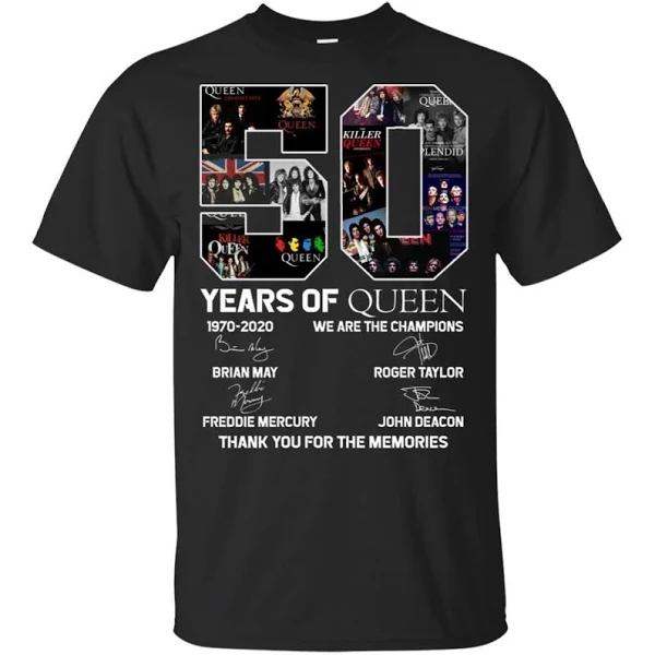 50 Years of Queen Thank You for The Memories Shirt