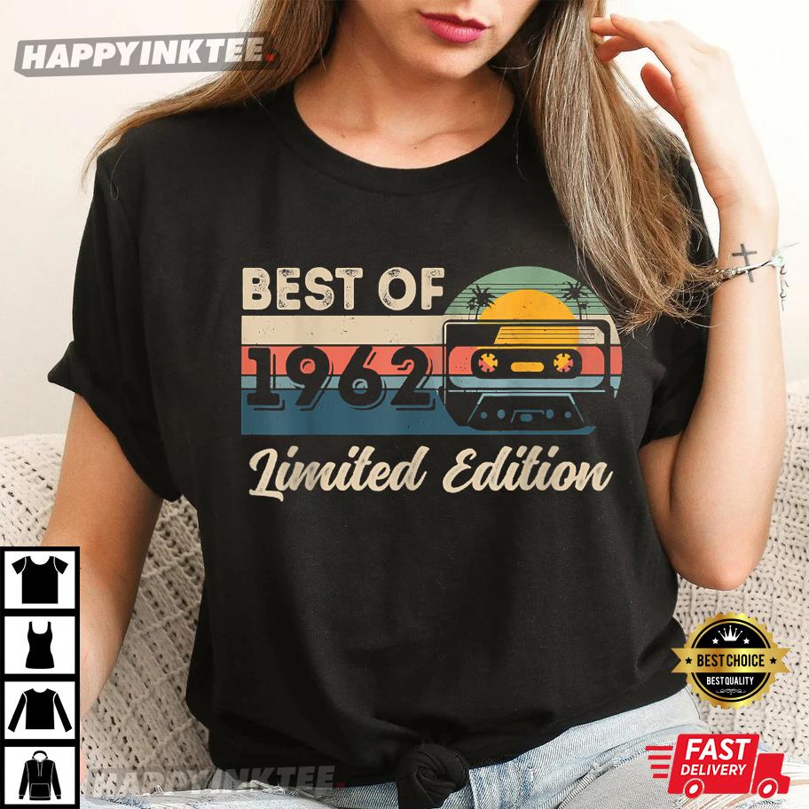 60th Birthday Best Of 1962 Limited Edition T-Shirt
