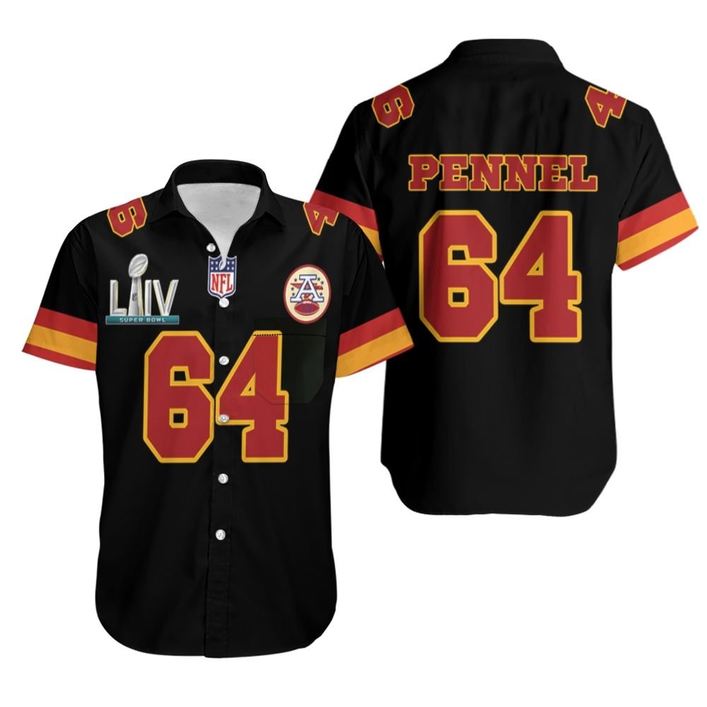 64 Mike Pennel Kannas City 1 Jersey Inspired Style Hawaiian Shirt