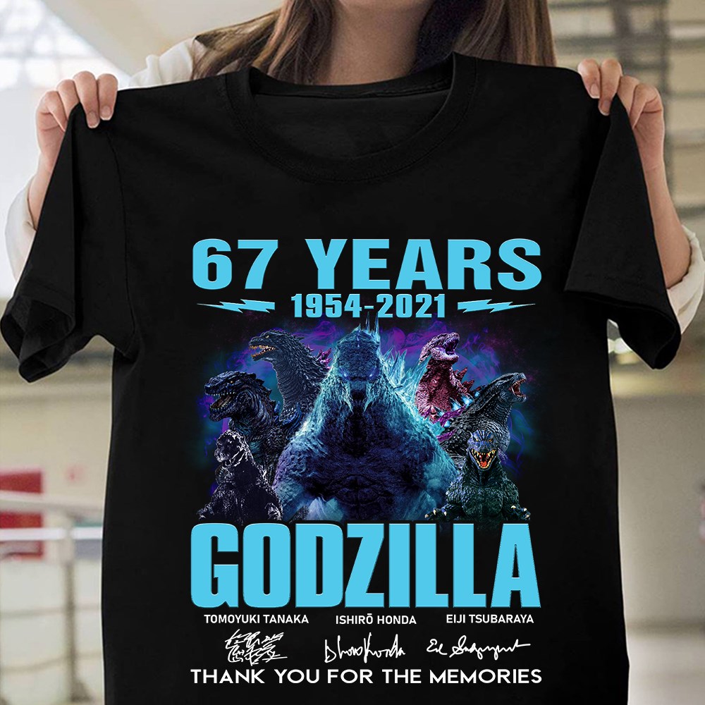 67 years 1954 – 2021 Godzilla thank you for the memories