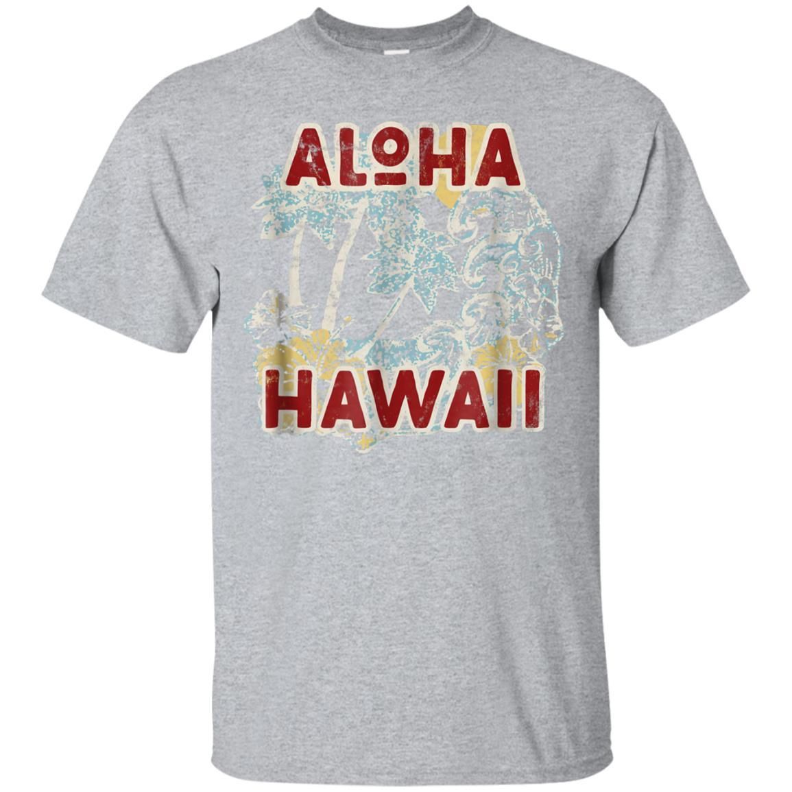 70’s Graphic Tee Vintage Hawaiian Shirt Aloha T Shirt