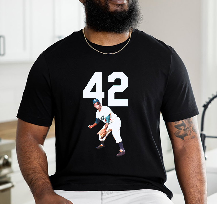 75 years ago First Jackie Robinson Day 42 MLB T-Shirt