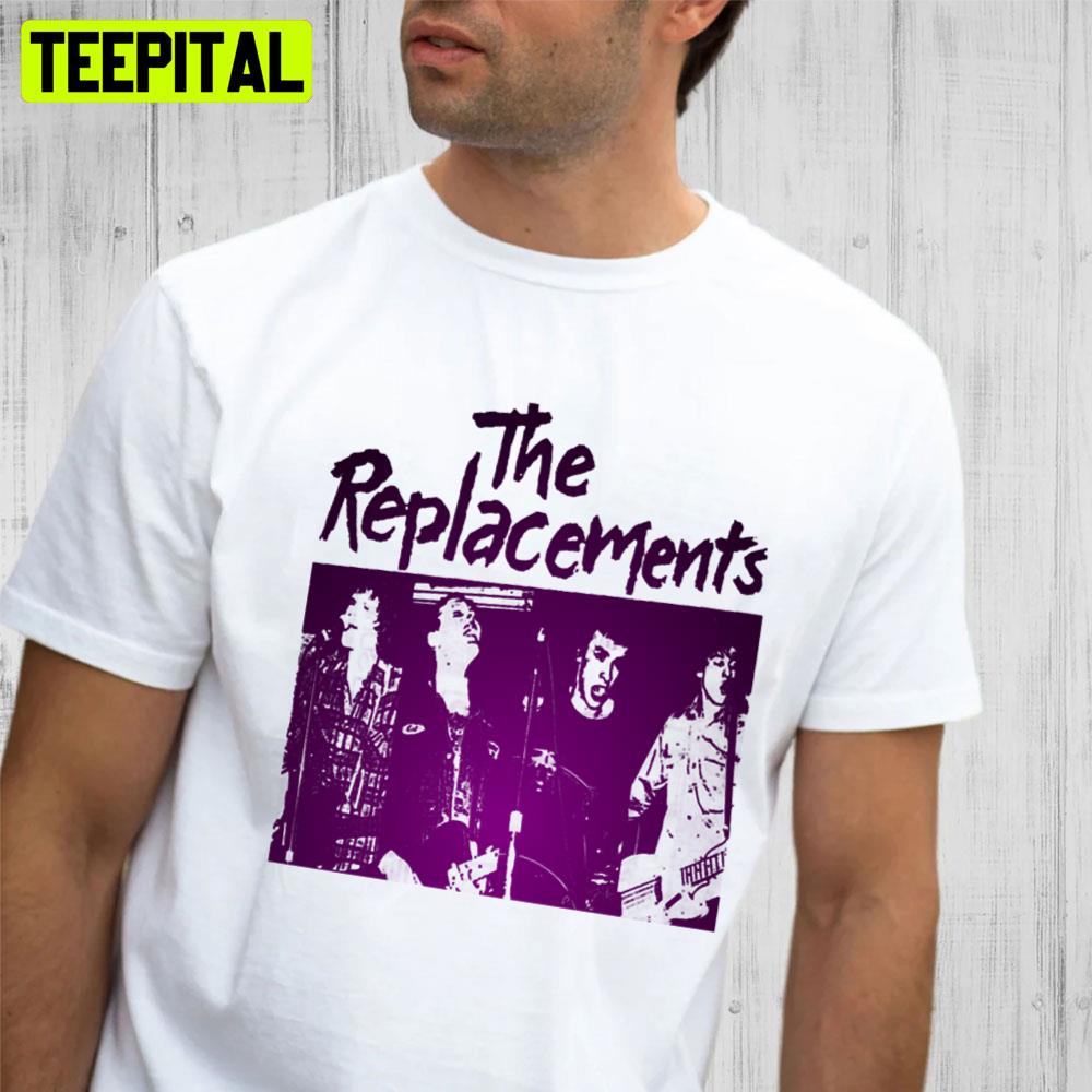 80’s Retro Art The Replacements Rock Band Unisex T-Shirt