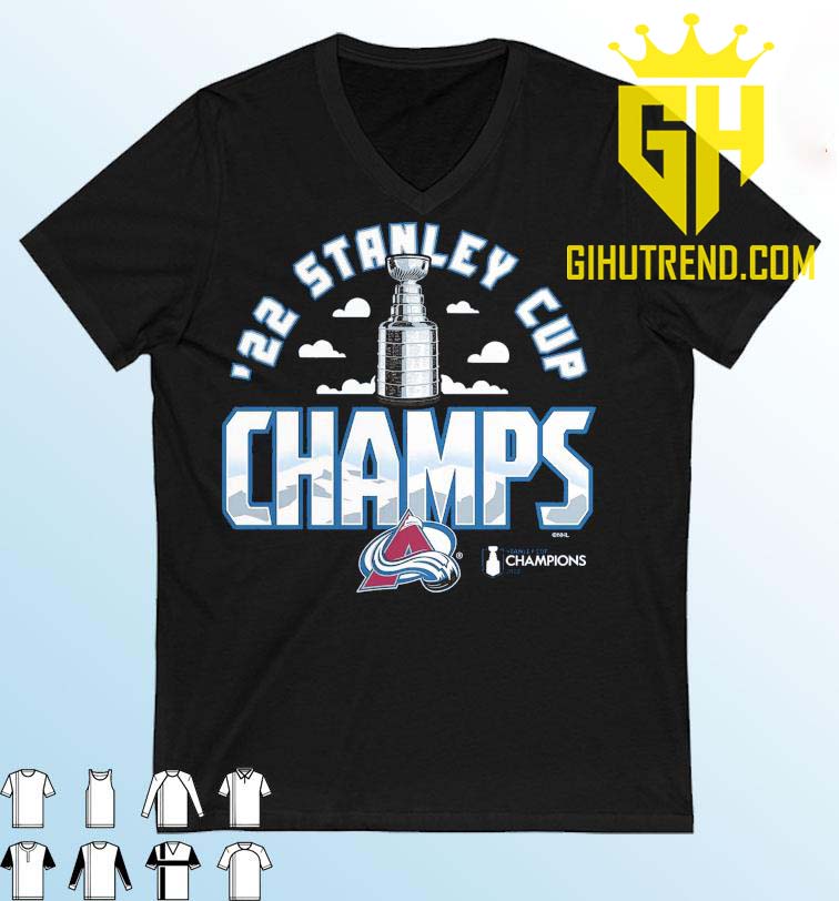’22 Colorado Avalanche Stanley Cup Champions For Fan T-Shirt