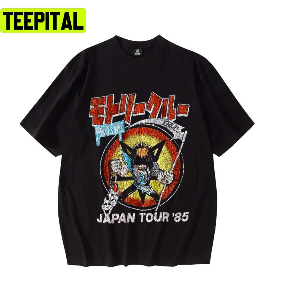 85s Japan Tour Motley Crue Vintage Unisex T-Shirt