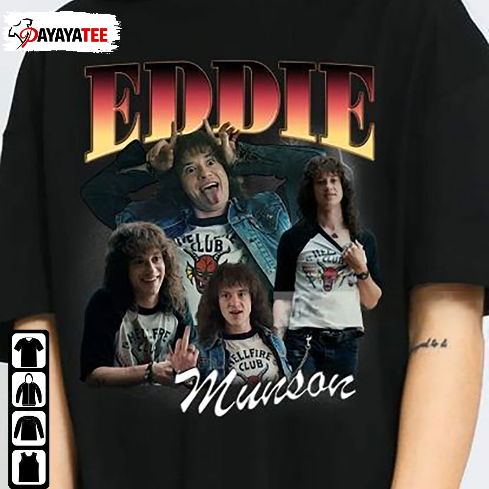 90S Style Eddie Munson Shirt Stranger Things