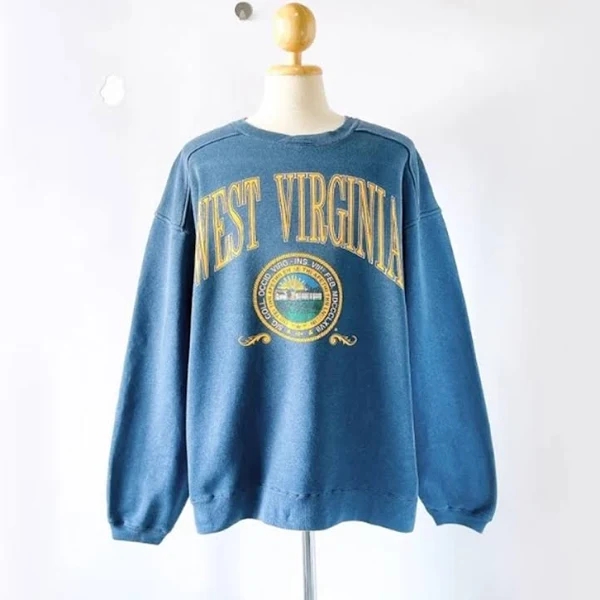 90s West Virginia Mountaineers University Sweatshirt