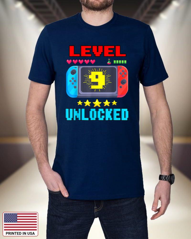 9th Birthday Boy Level 9 Unlocked Video Gamer Birthday C8roF
