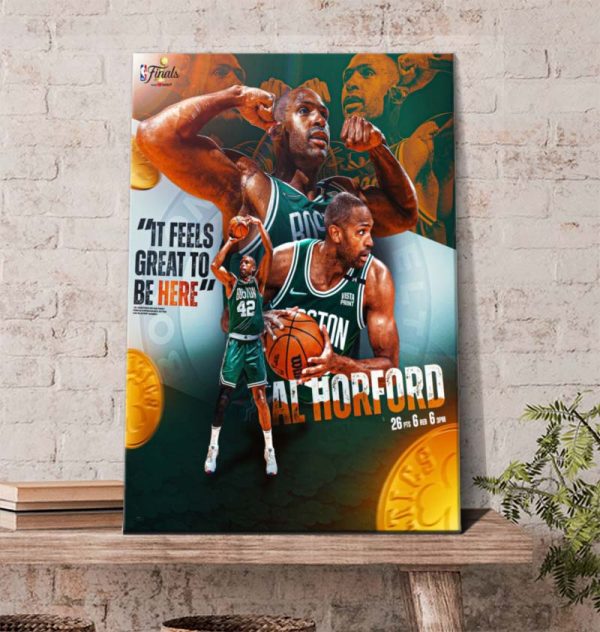Al Horford Most three in Finals Debut NBA Poster Canvas