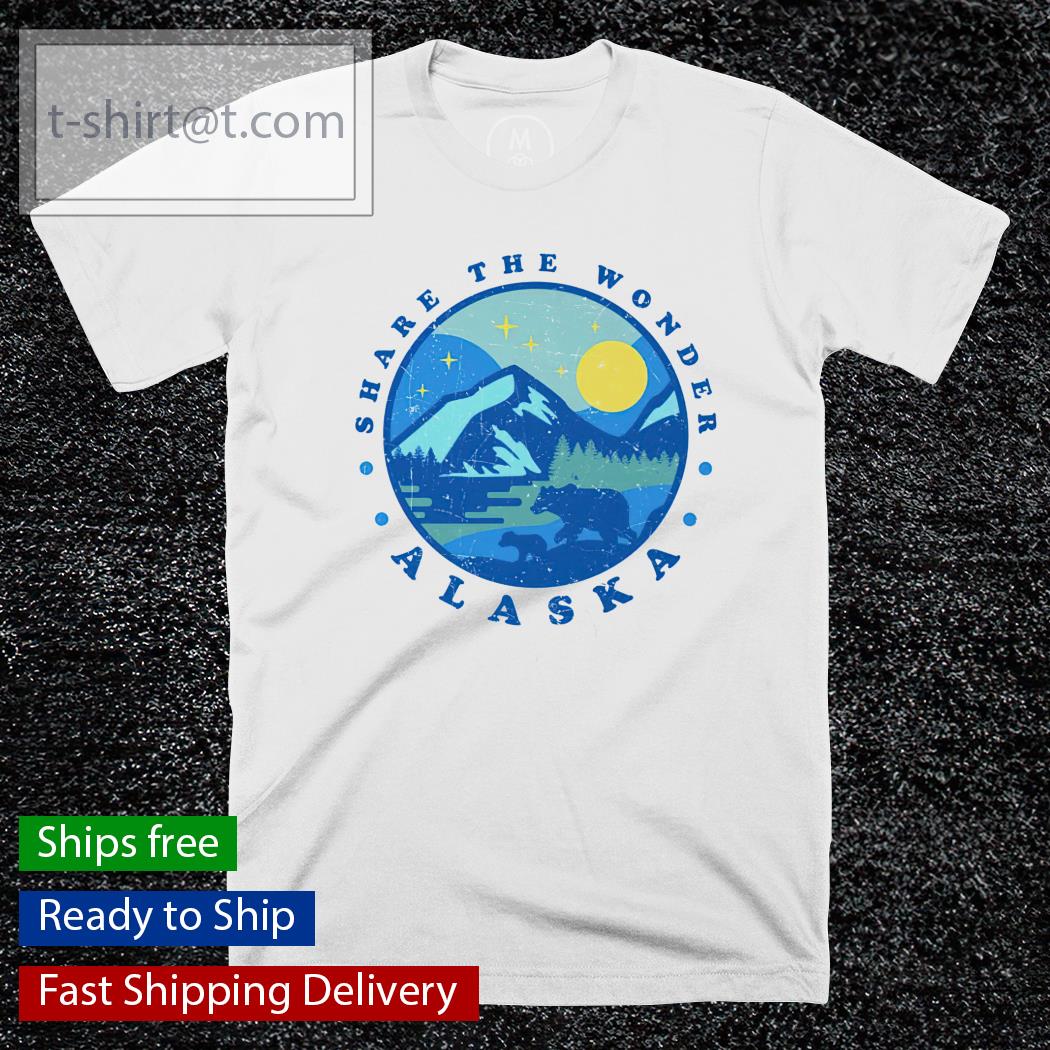 Alaska Share The Wonder Landscape T-shirt
