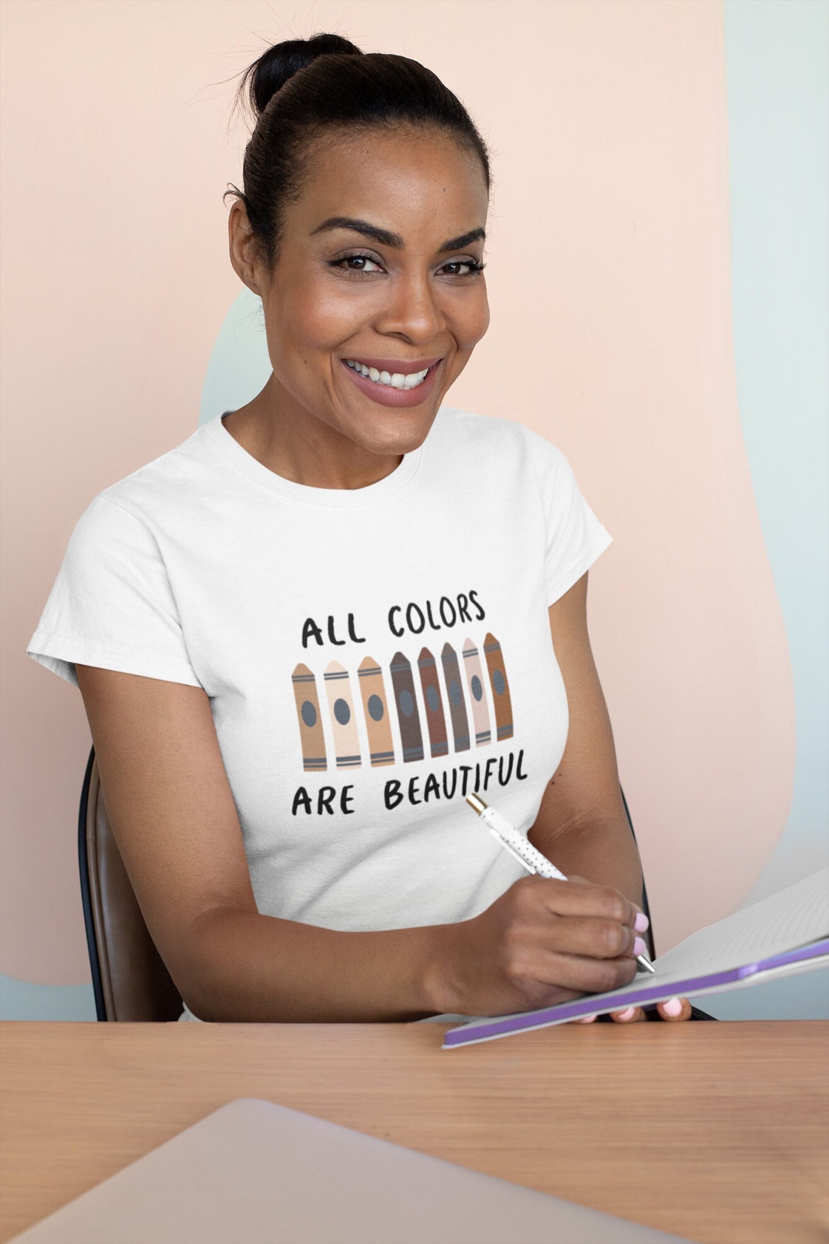 All Colors Are Beautiful Inclusive & Equality Unisex T-Shirt