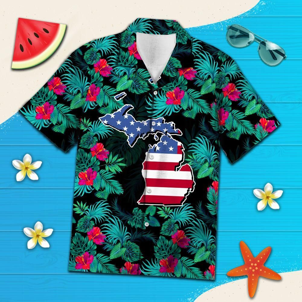 Aloha Shirt Michigan Tropical Ty2007 – Hawaiian Shirt