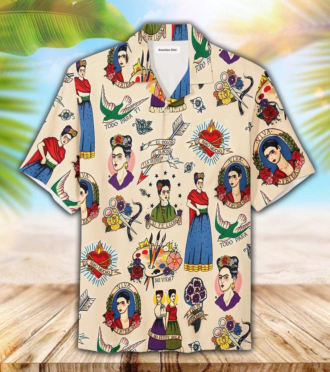 Aloha Tropical Mexican Girl Hawaiian Shirts #DH