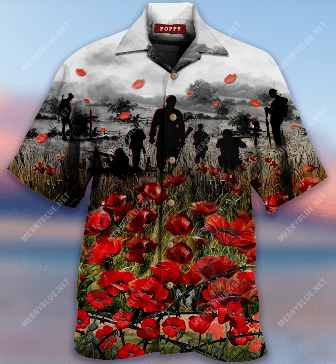 Amazing Remembrance Poppy Hawaiian Shirt