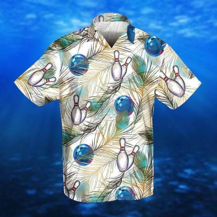 Amazing Simple Bowling Unisex Hawaiian Aloha Shirts