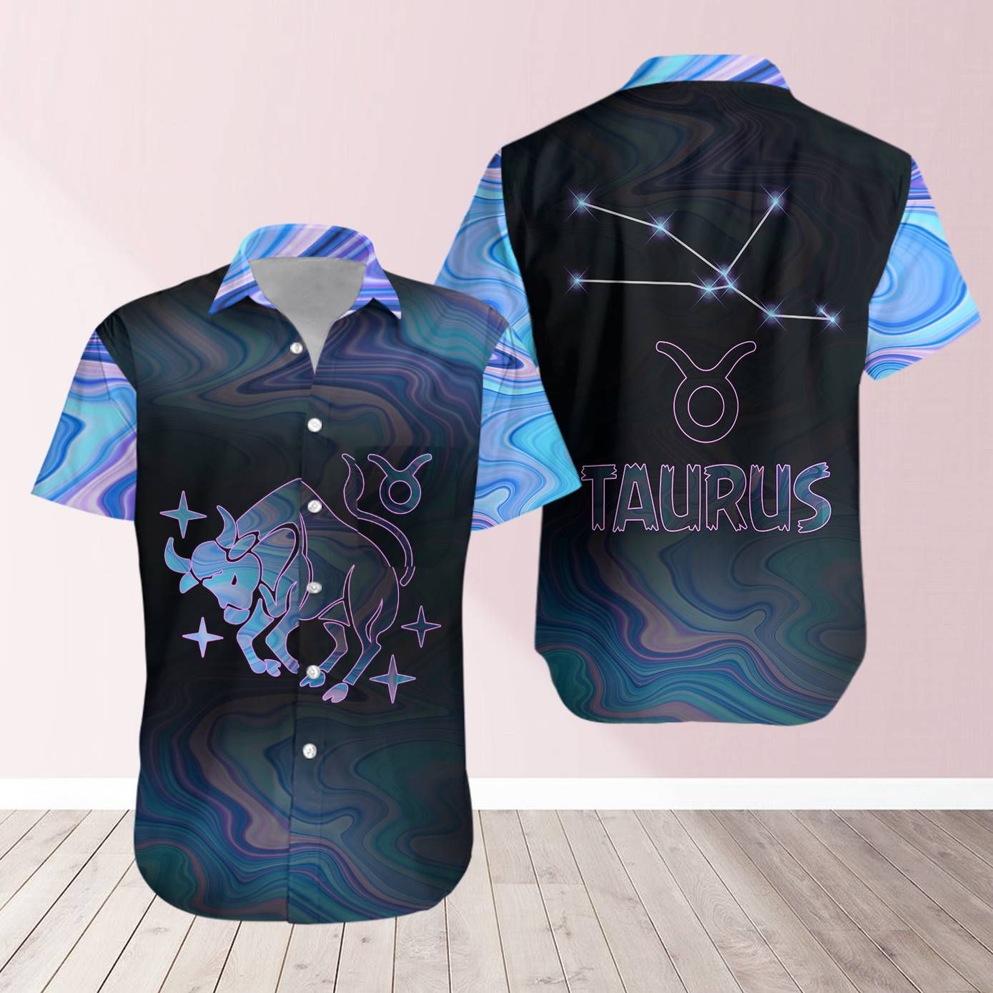 Amazing Taurus Horoscope Hawaiian Shirt Zodiac Birthday Gifts Big And Tall Hawaiian Shirts