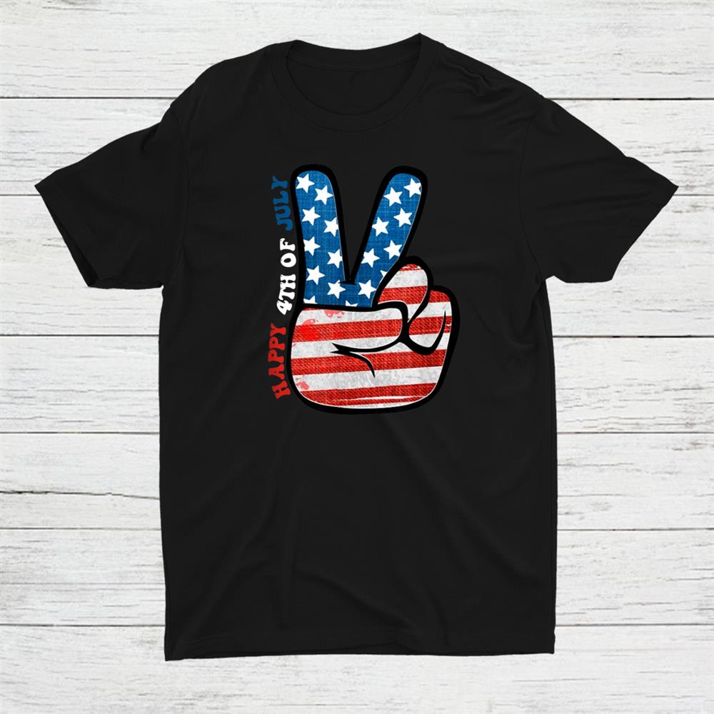 America Rockin Sign Celebrating Freedom Shirt