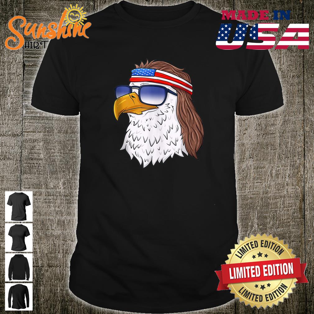 American Bald Eagle Mullet 4th Of July USA Patriotic Shirt