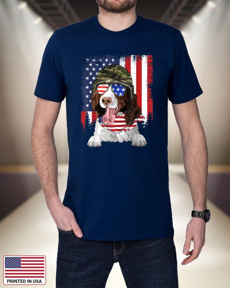 American Flag 4th of July English Springer Spaniel Dog Lover uEHv5