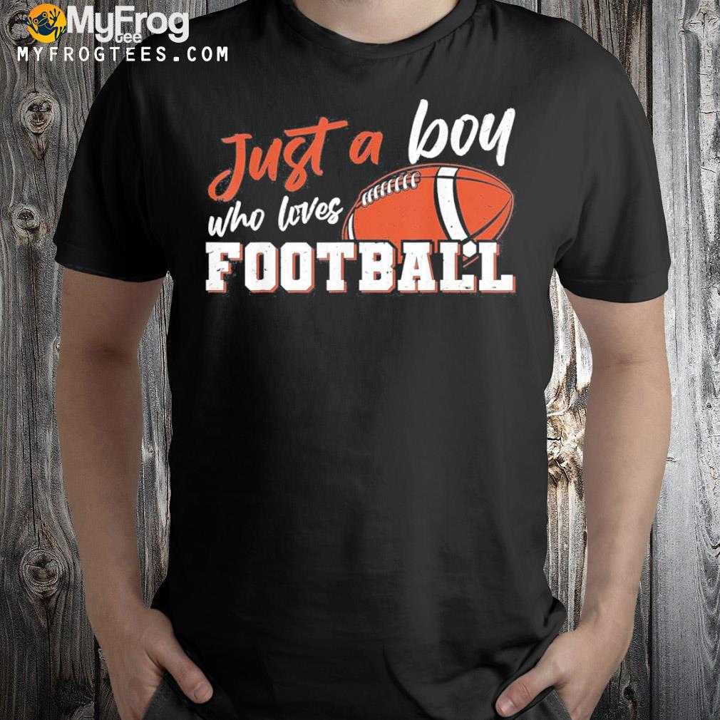 American Football player just a boy who loves Football shirt