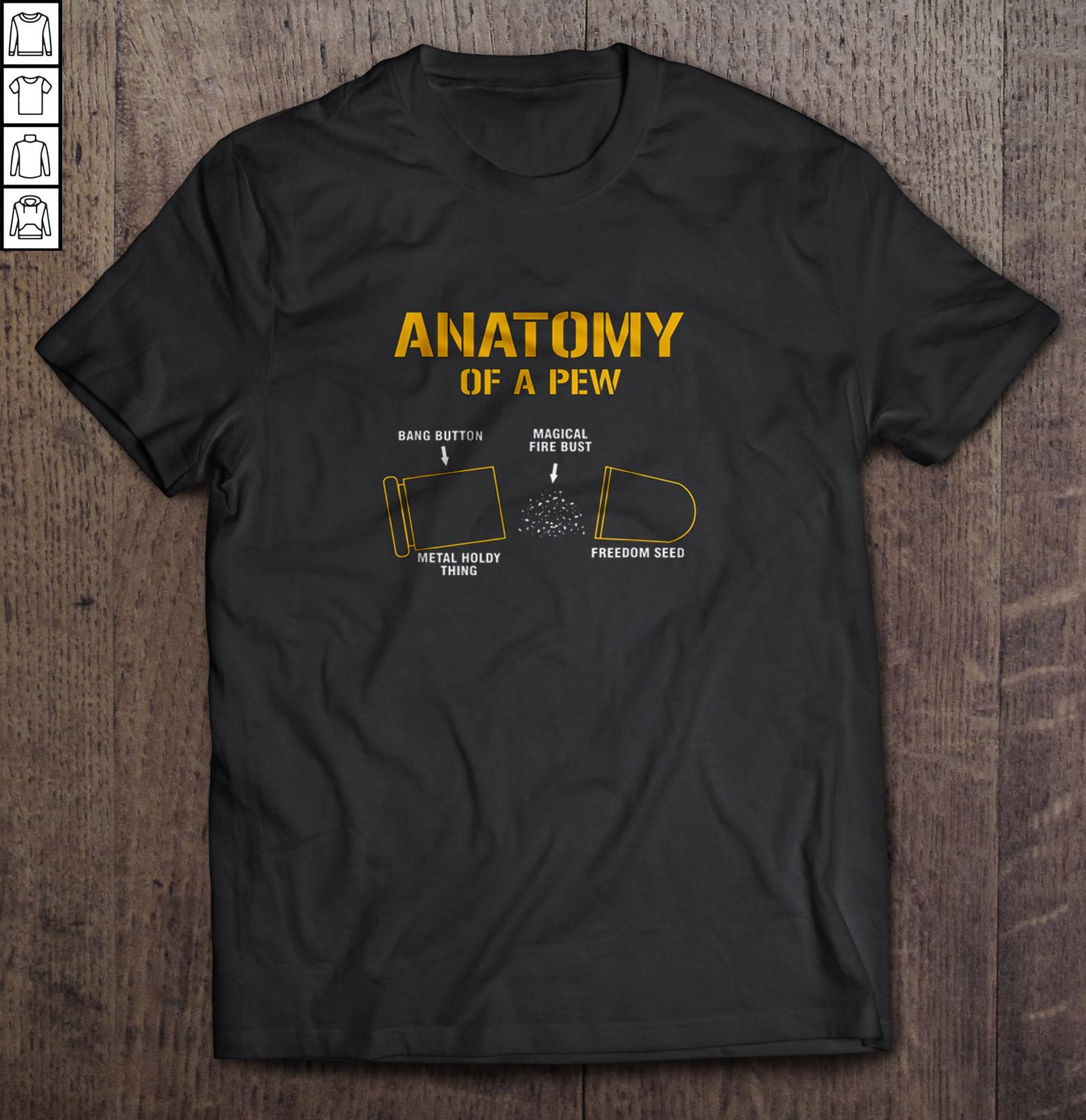 Anatomy Of A Pew Yellow TShirt