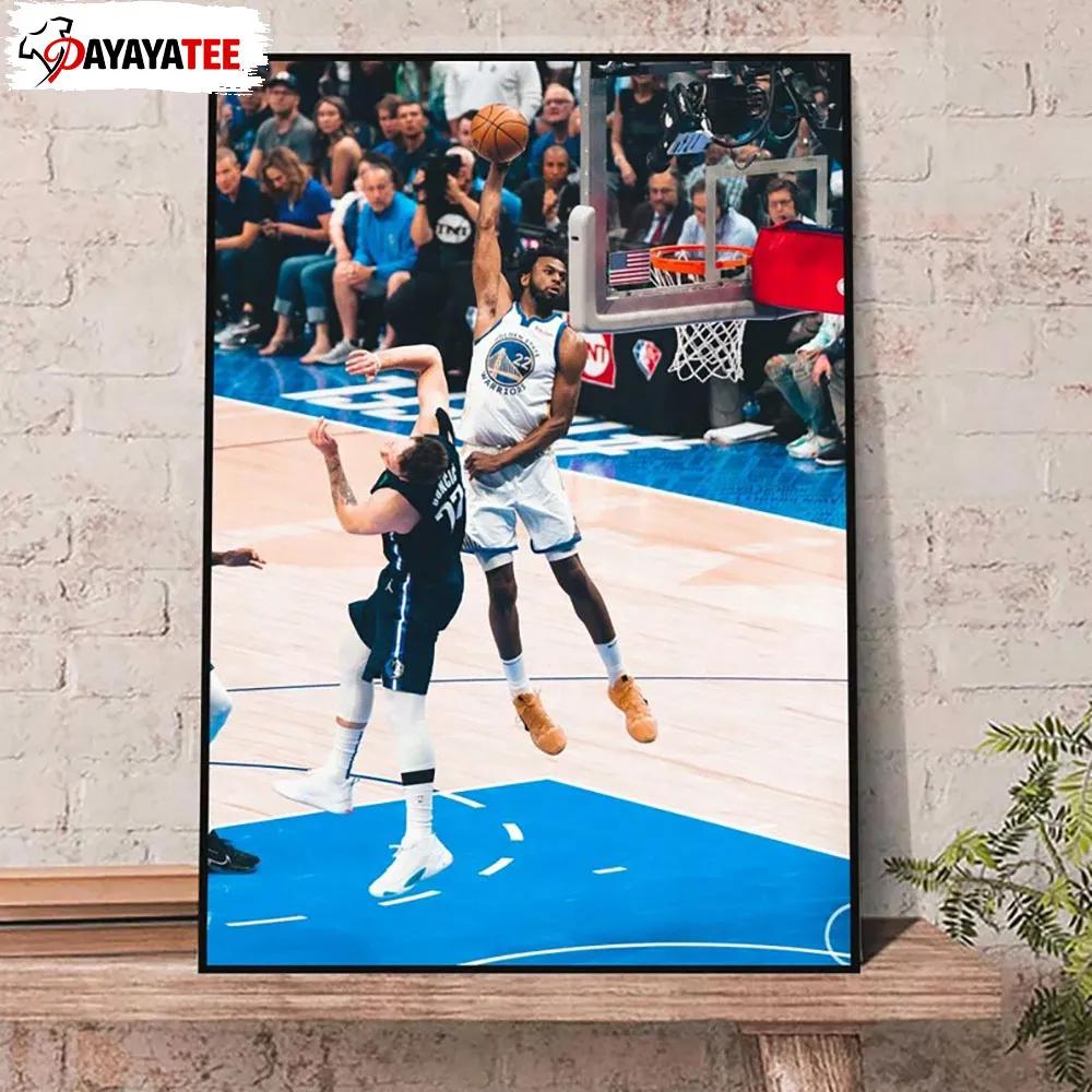 Andrew Wiggins Poster Dunk 2022 Luka Warriors Basketball