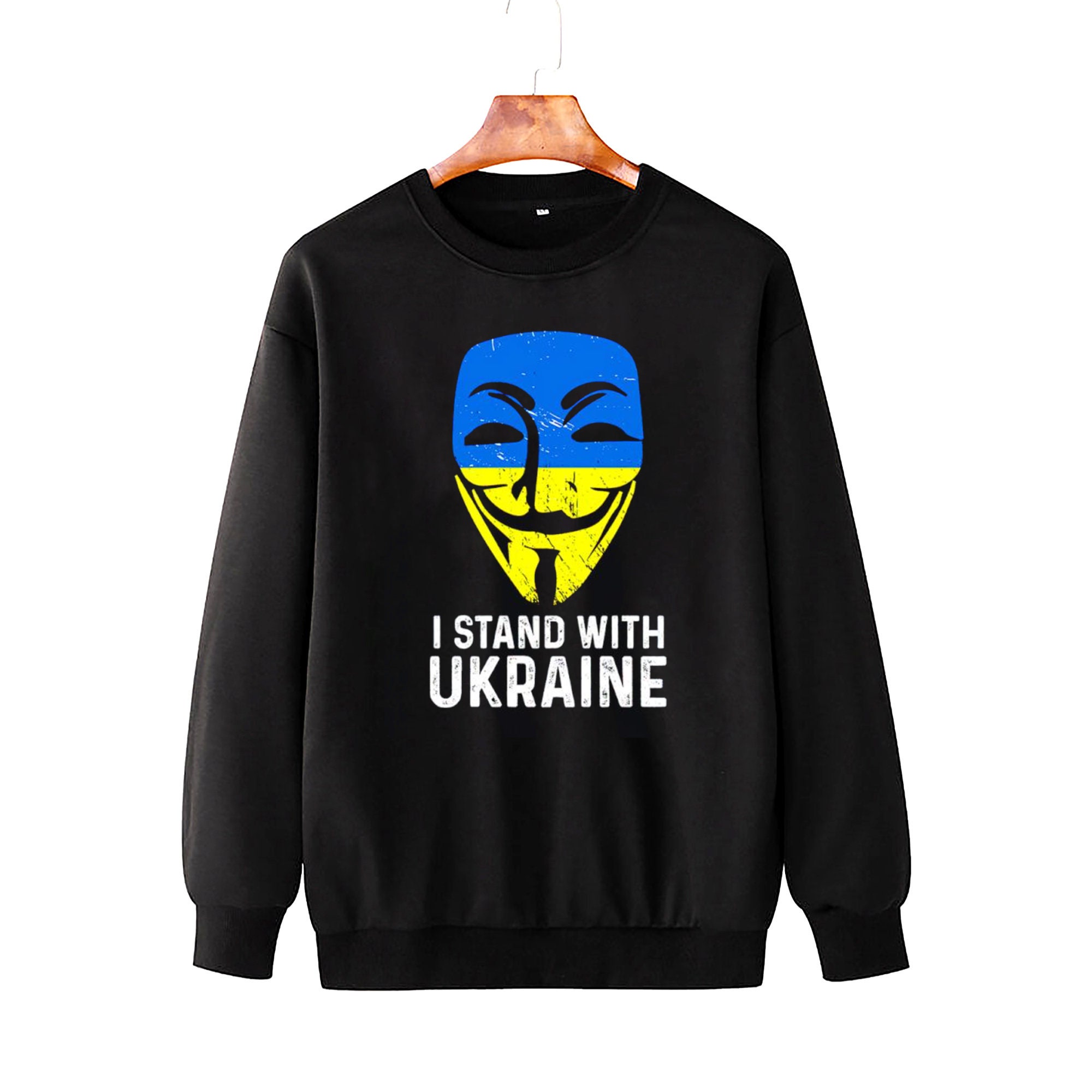 Anonymous I Stand With Ukraine Sweatshirt