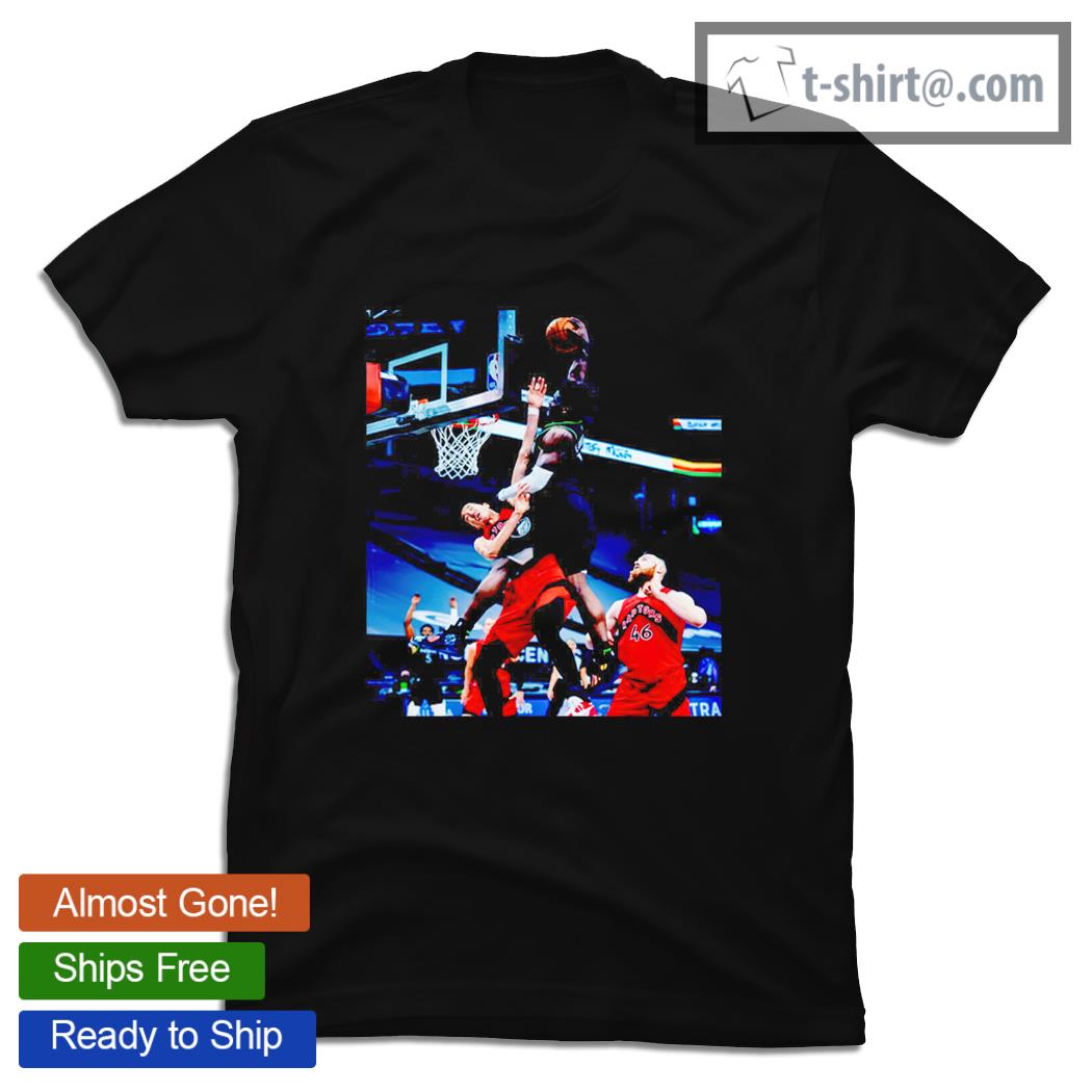Anthony Edwards Dunk Minnesota basketball album shirt