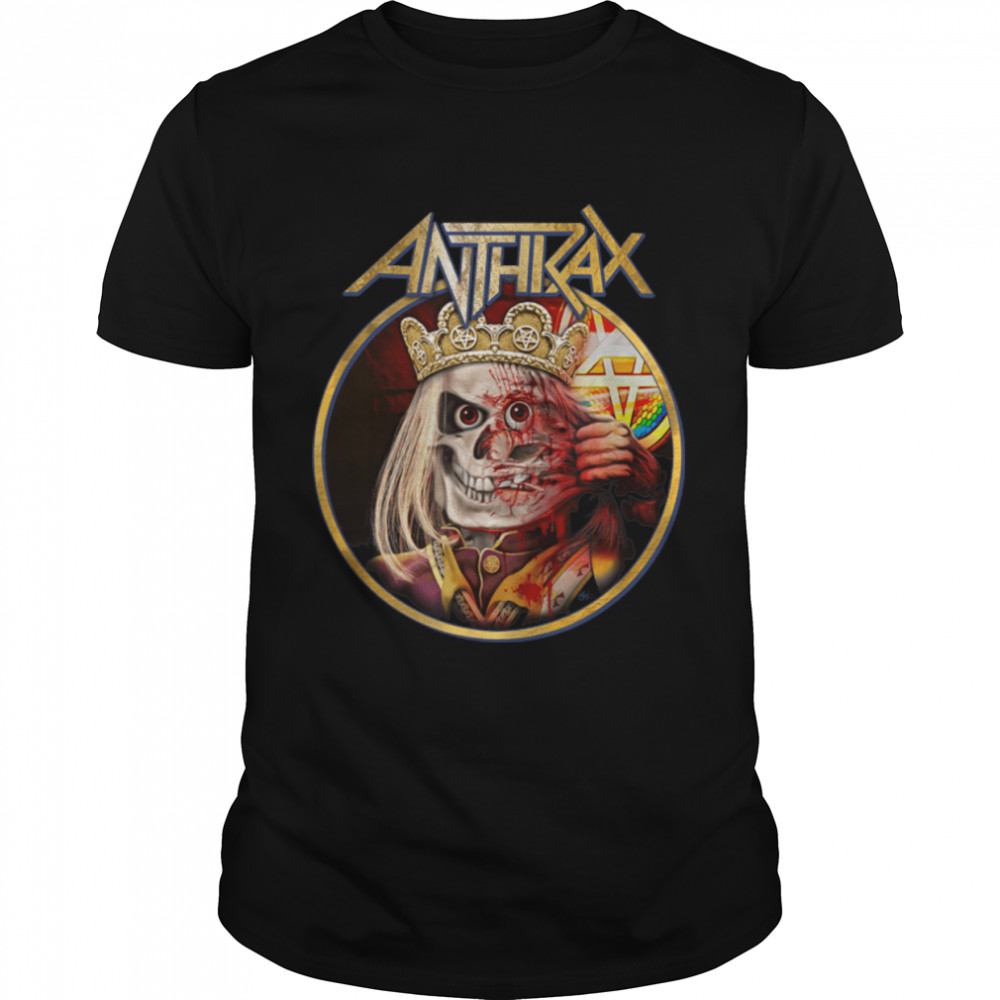 Anthrax – King Not Man Mask T-Shirt B09L3MY73J