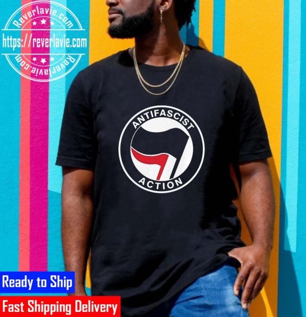 Antifascist Action Aktion Flag Unisex T-Shirt