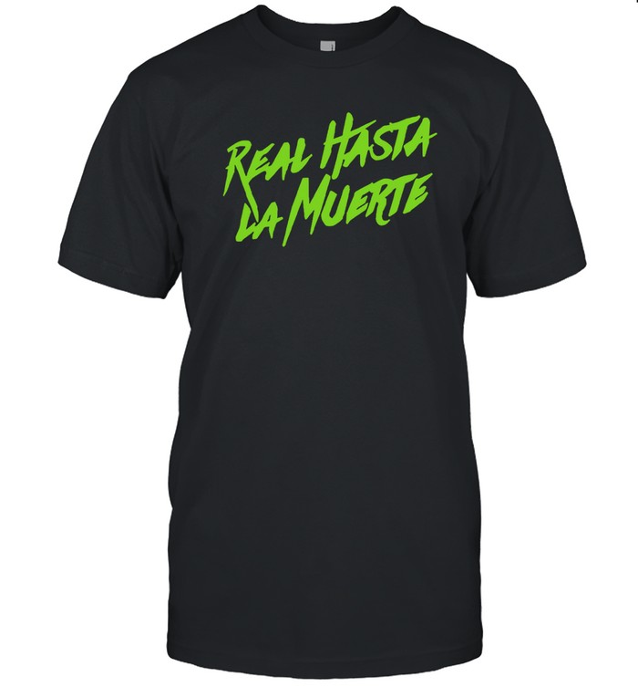 Anuel AA Real Hasta La Muerte Green Shirt
