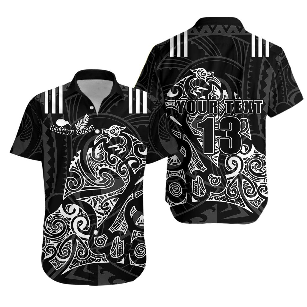 Aotearoa Super Rugby Hawaiian Shirt Maori Kiwi – Custom Text And Number K13 Big And Tall Hawaiian Shirts