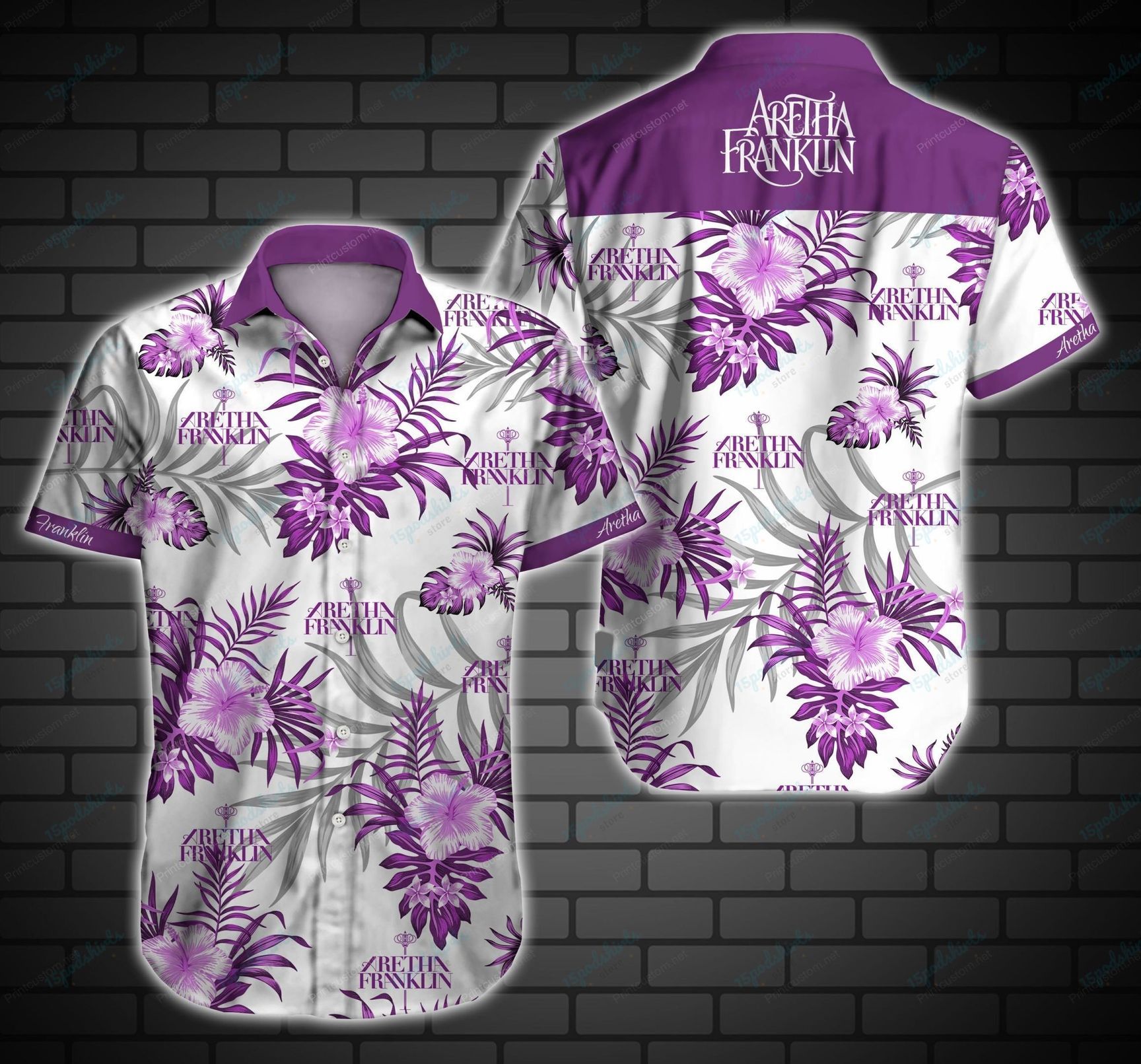 Aretha Franklin Hawaiian Shirt