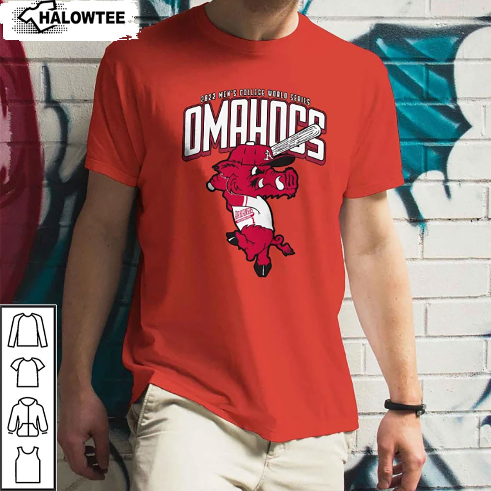 Arkansas Razorback Omahogs Shirt Omahogs Baseball Shirt Hogs Fan Gift T-shirt