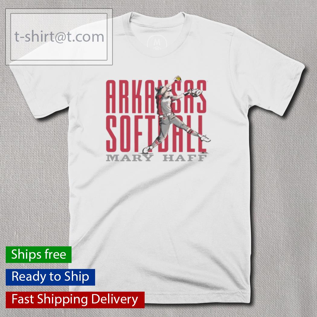 Arkansas Softball Mary Half Silhouette Shirt