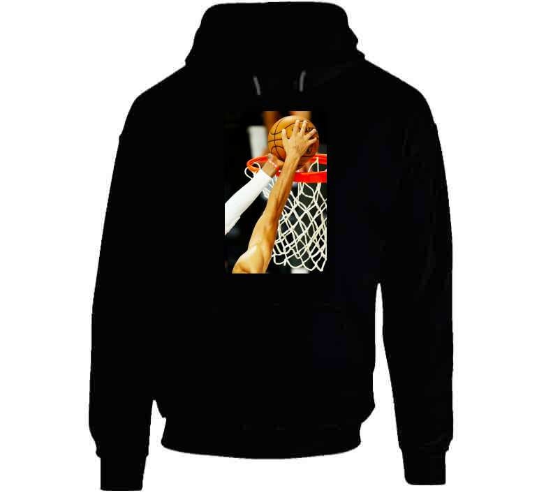Art Bam Adebayo Iconic Block On Jayson Tatum Basketball Unisex hoodie