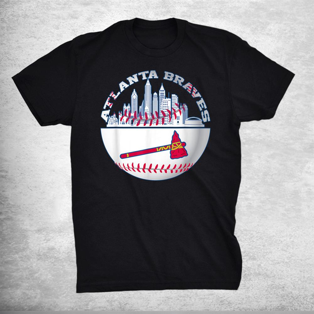 Atlanta Baseball Distressed Game Day Brave Vintage Fan Lover Shirt
