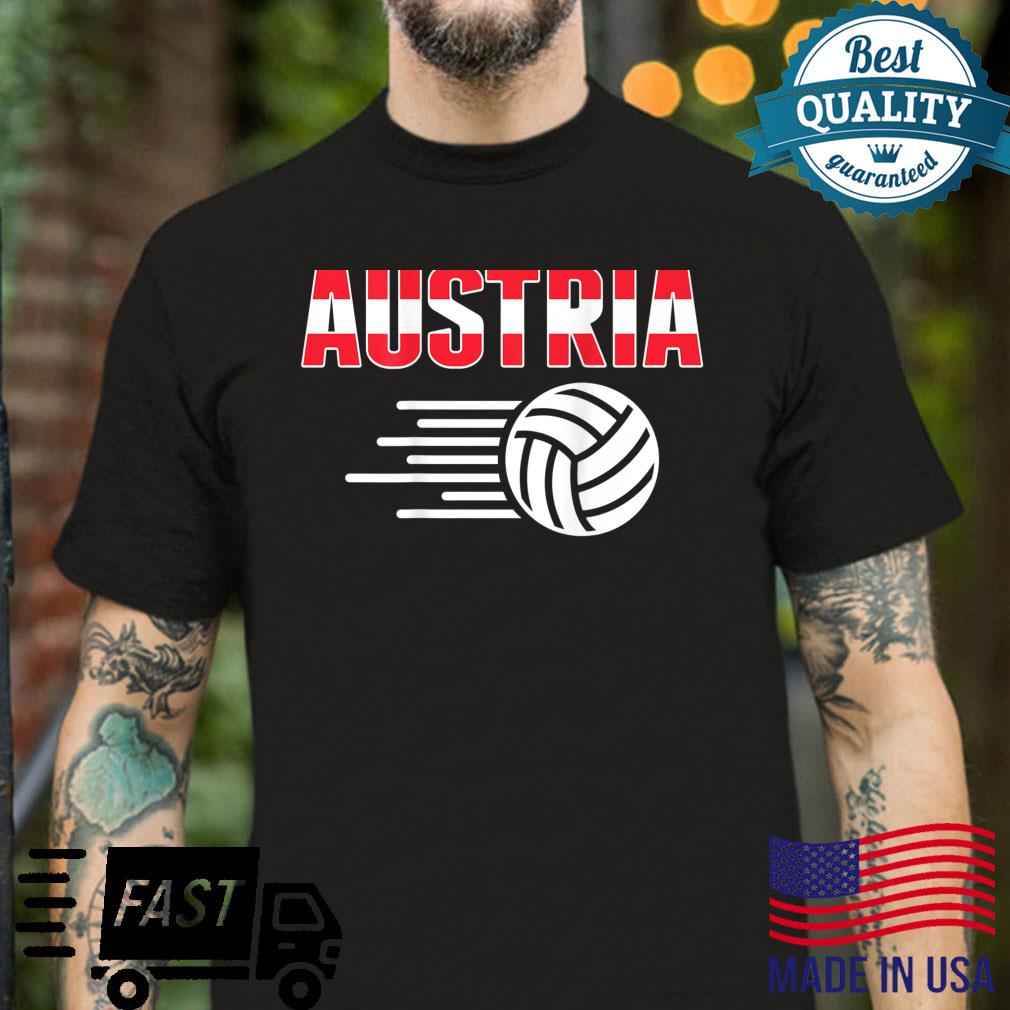 Austria Volleyball Fans Jersey Austrian Flag Sports Shirt