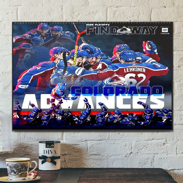 Avalanche 2022 Western Conference Champions In Stanley Cup Home Decor Poster Canvas
