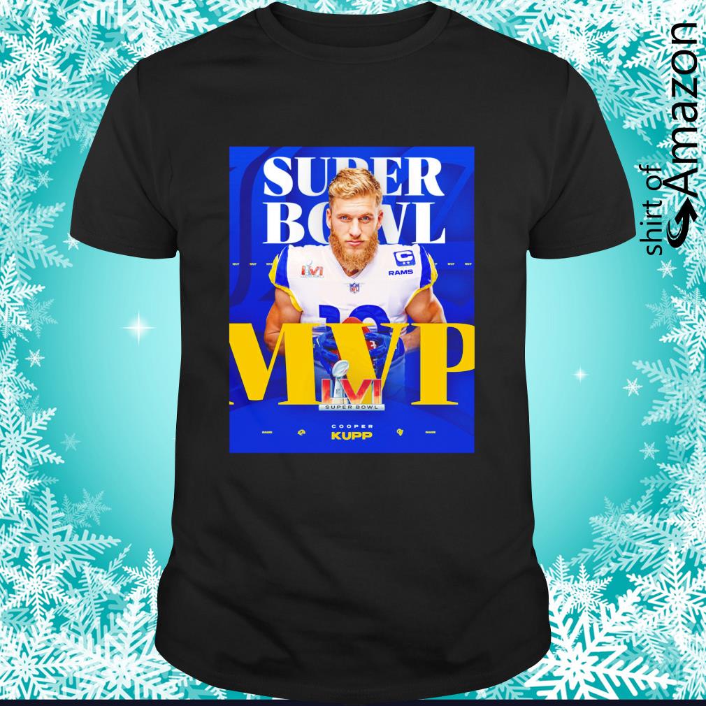 Awesome Cooper Kupp MVP Los Angeles Rams Super Bowl LVI Champs 2021 T-shirt