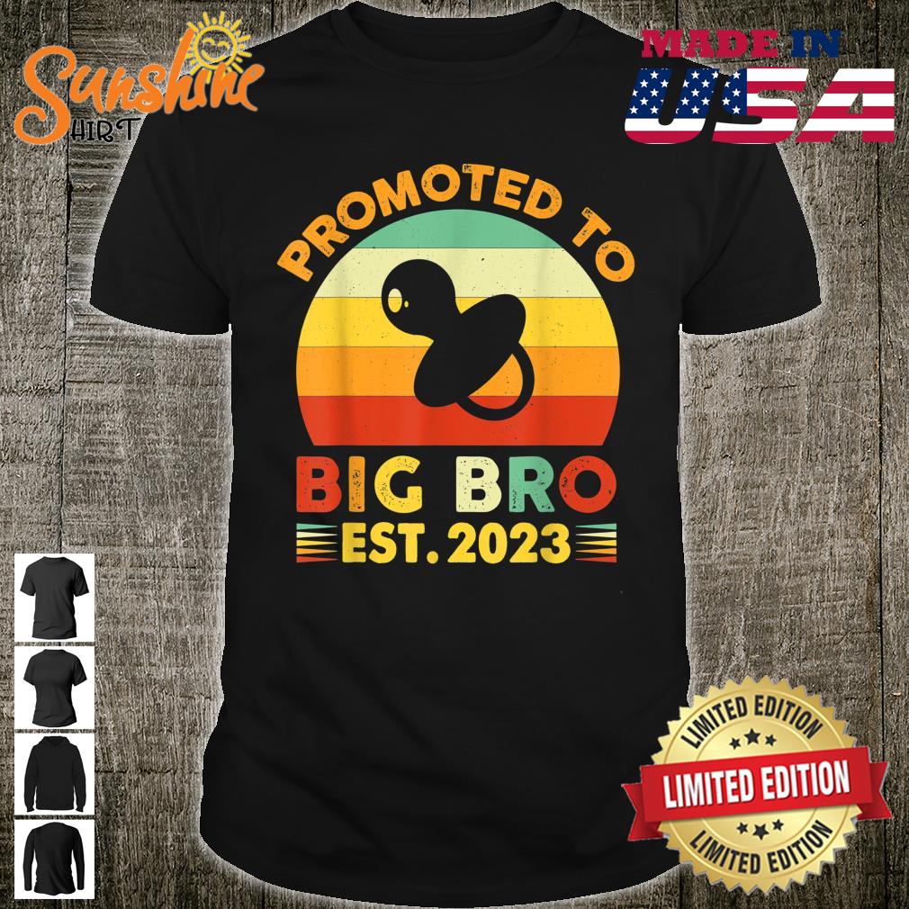 Awesome Promoted To Big Brother 2023 Big Bro 2023 Shirt