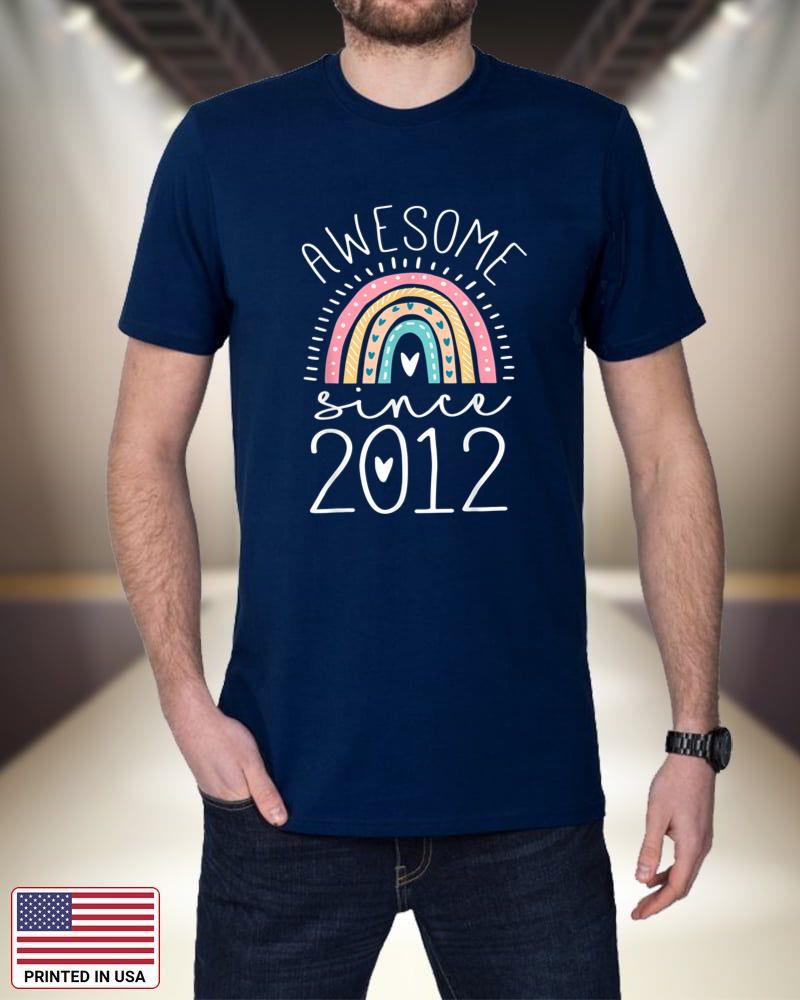 Awesome Since 2012 10th Birthday Rainbow Gifts Born In 2012 6aZIz
