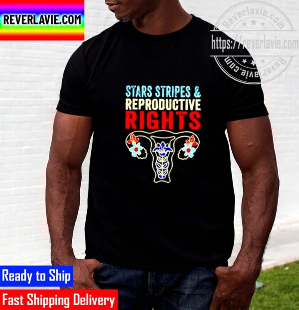 Awesome Uterus Stars Stripes And Reproductive Rights Unisex T-Shirt