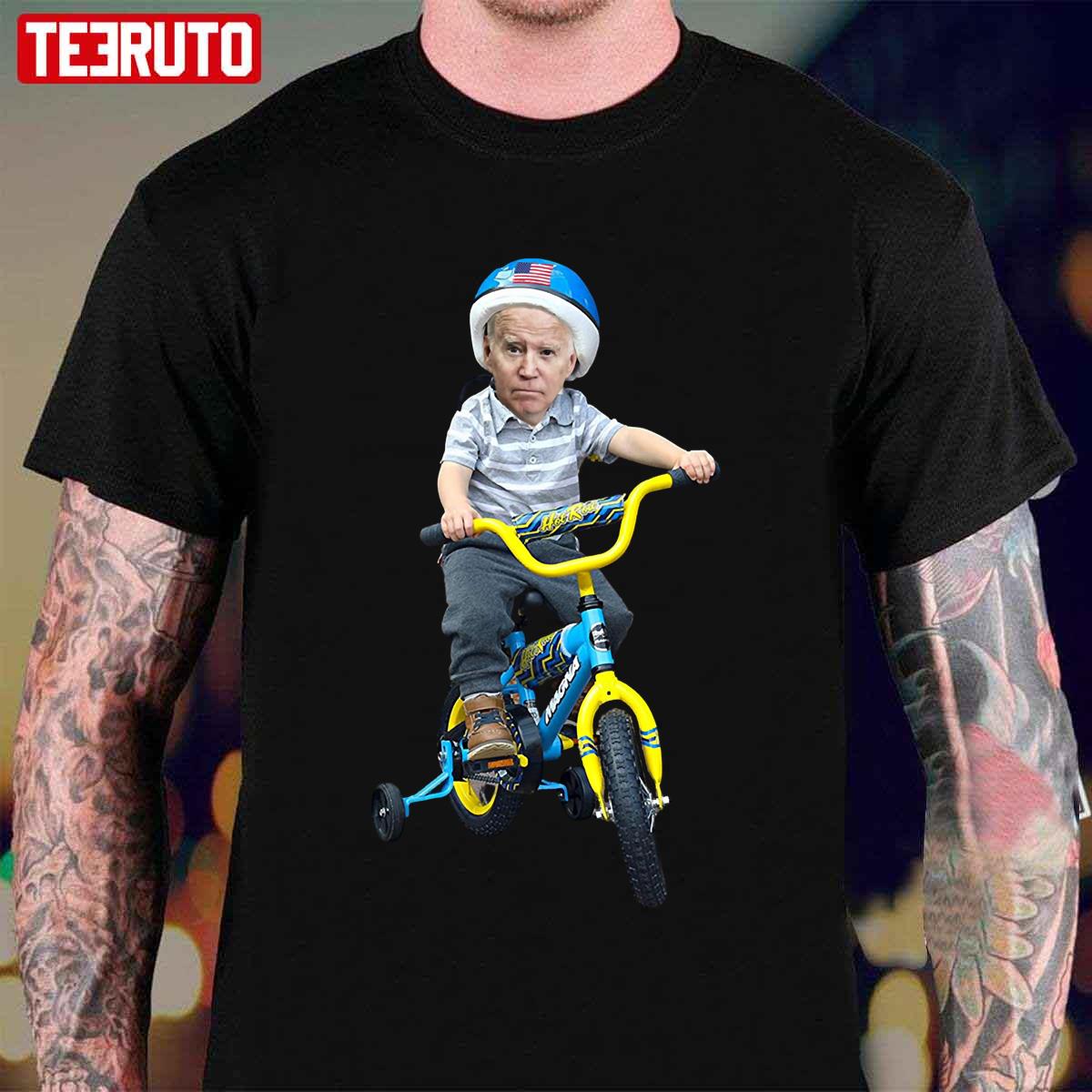 Baby Joe Biden On Tricycle Unisex T-Shirt