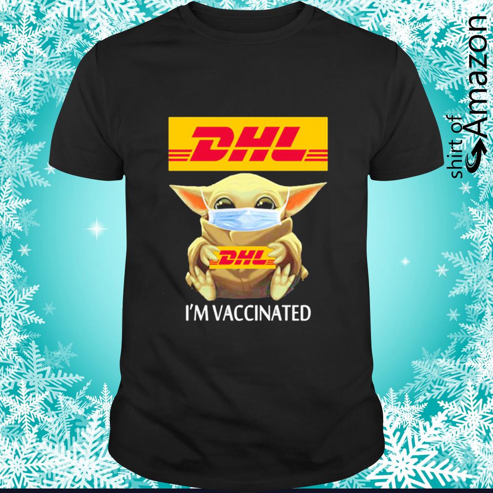 Baby yoda face mask hug DHL I’m vaccinated shirt