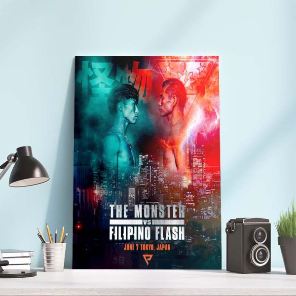 Bantamweight Championship Unification The Monster Vs The Filipino Flash Home Decor Poster Canvas