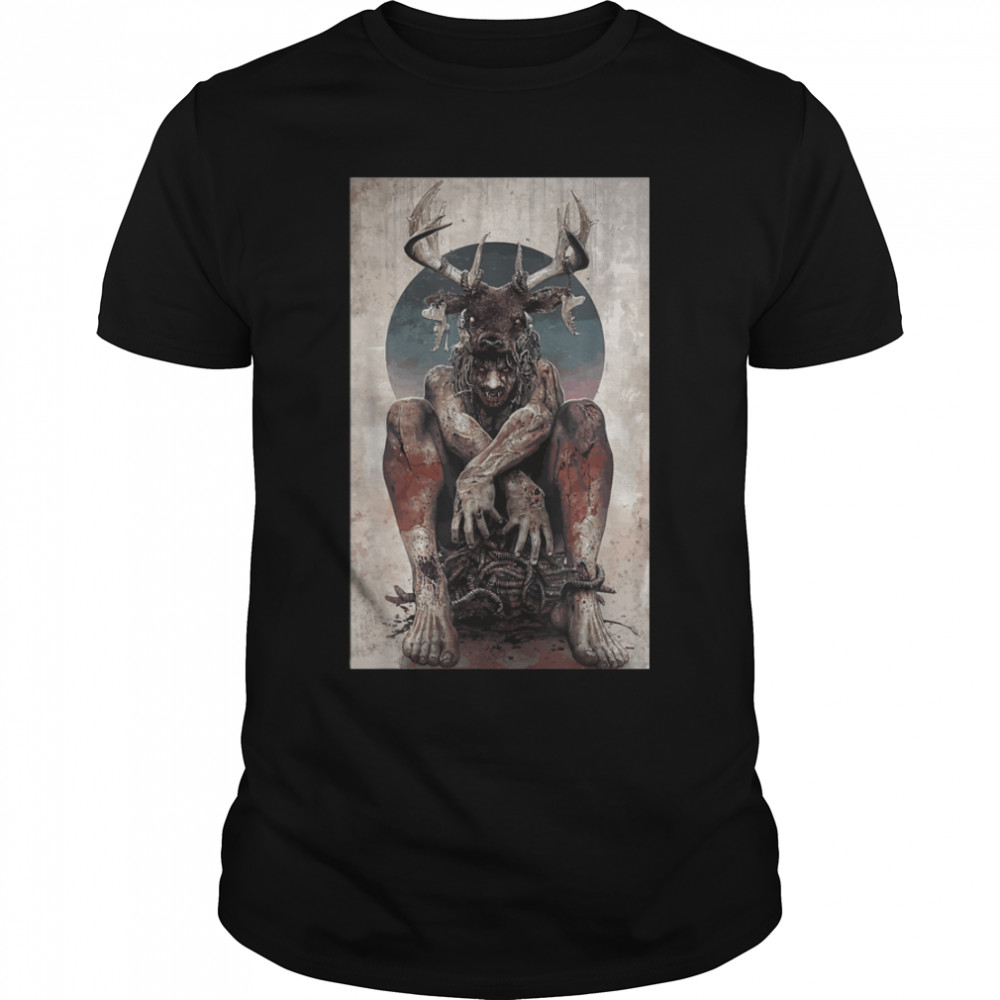 Baphomet Satanist Goat Satanic Dark Art Evil 666 T-Shirt B0B1KVKJ8P