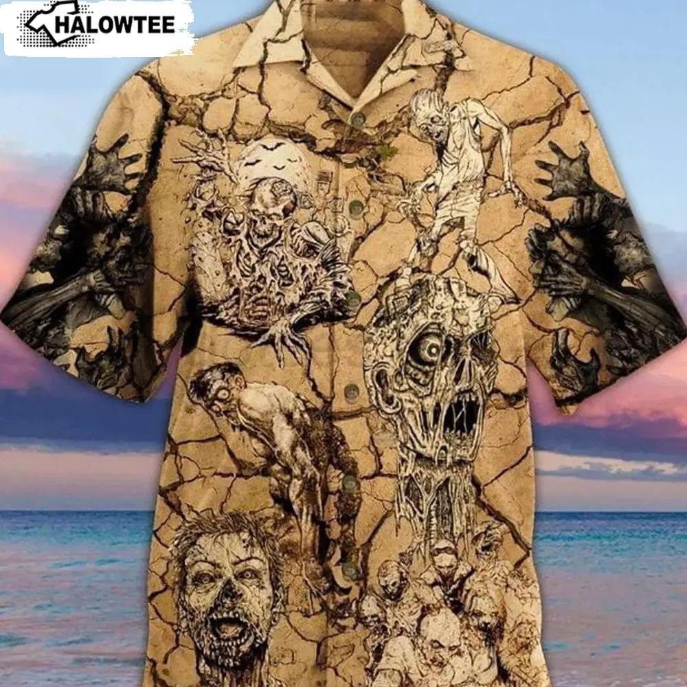Basset Hound Dog Camping And Halloween And Summer Spirit Halloween Aloha Shirt Halloween Hawaiian Shirt