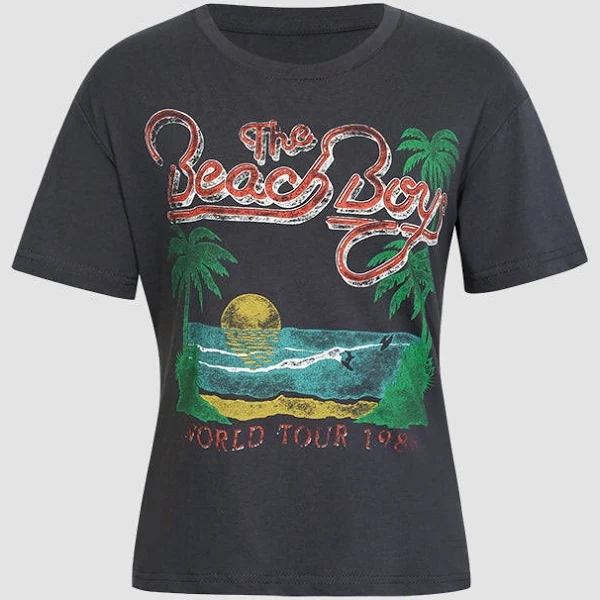 Beach Boys T Shirt Smoke M