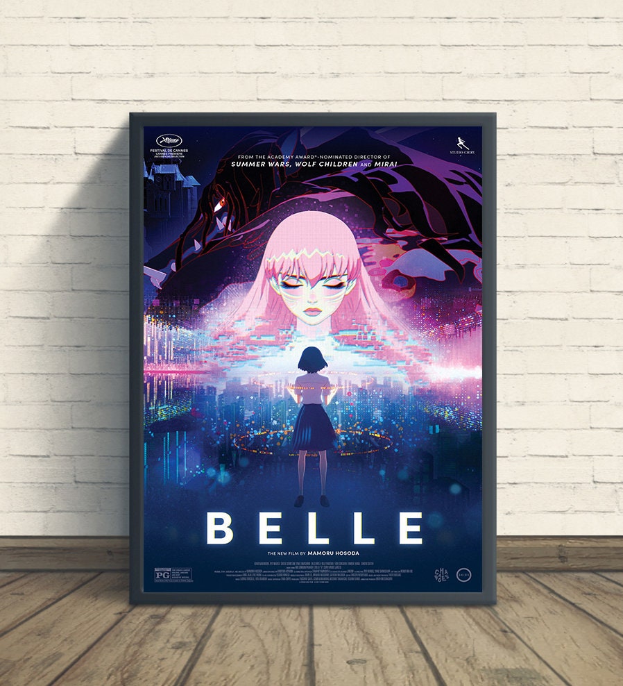 Belle Anime Poster 2022 Movie Series Wall Art